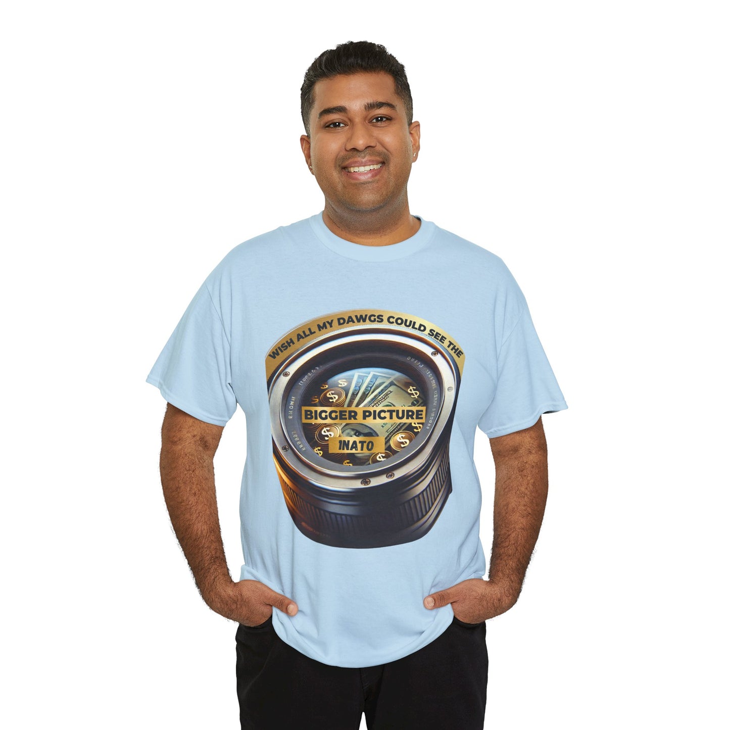 BIGGER PICTURE Unisex Heavy Cotton Tee t-Shirt 1NATO