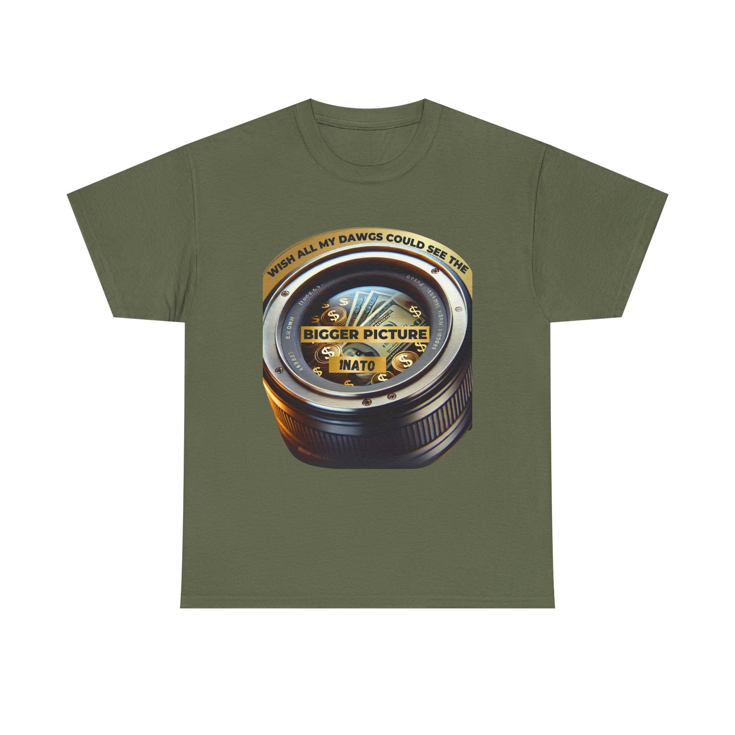 BIGGER PICTURE Unisex Heavy Cotton Tee t-Shirt 1NATO