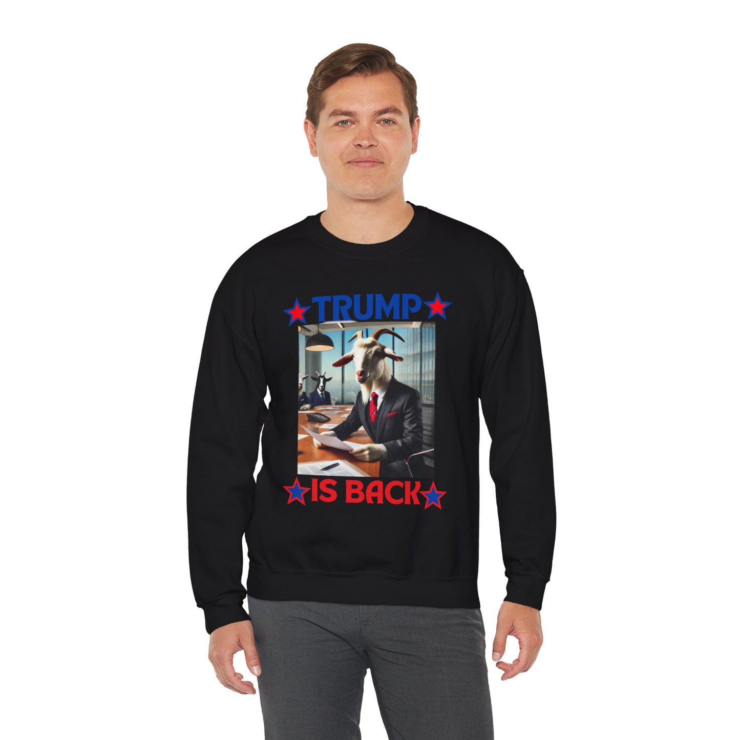 TRUMP is Back Unisex Heavy Blend™ Crewneck Sweatshirt