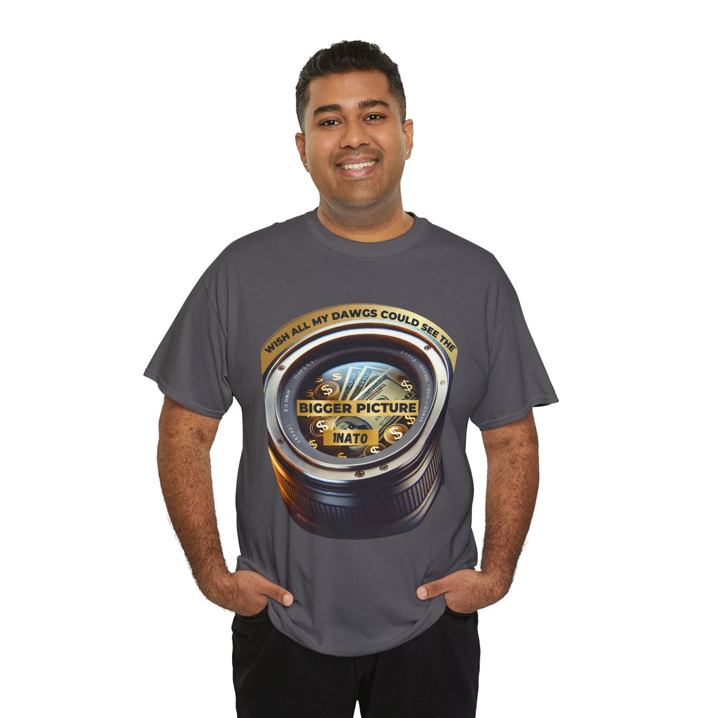 BIGGER PICTURE Unisex Heavy Cotton Tee t-Shirt 1NATO