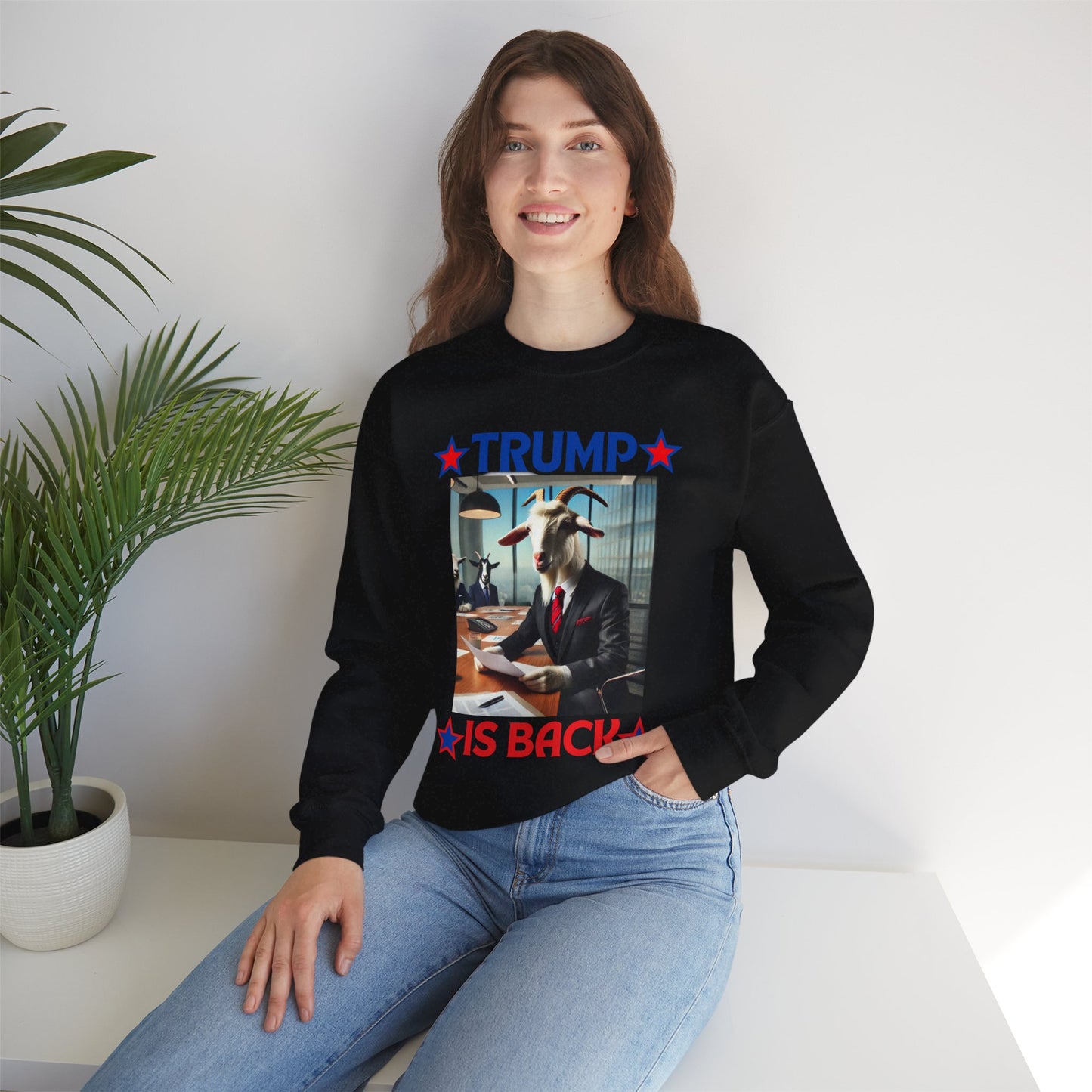 TRUMP is Back Unisex Heavy Blend™ Crewneck Sweatshirt