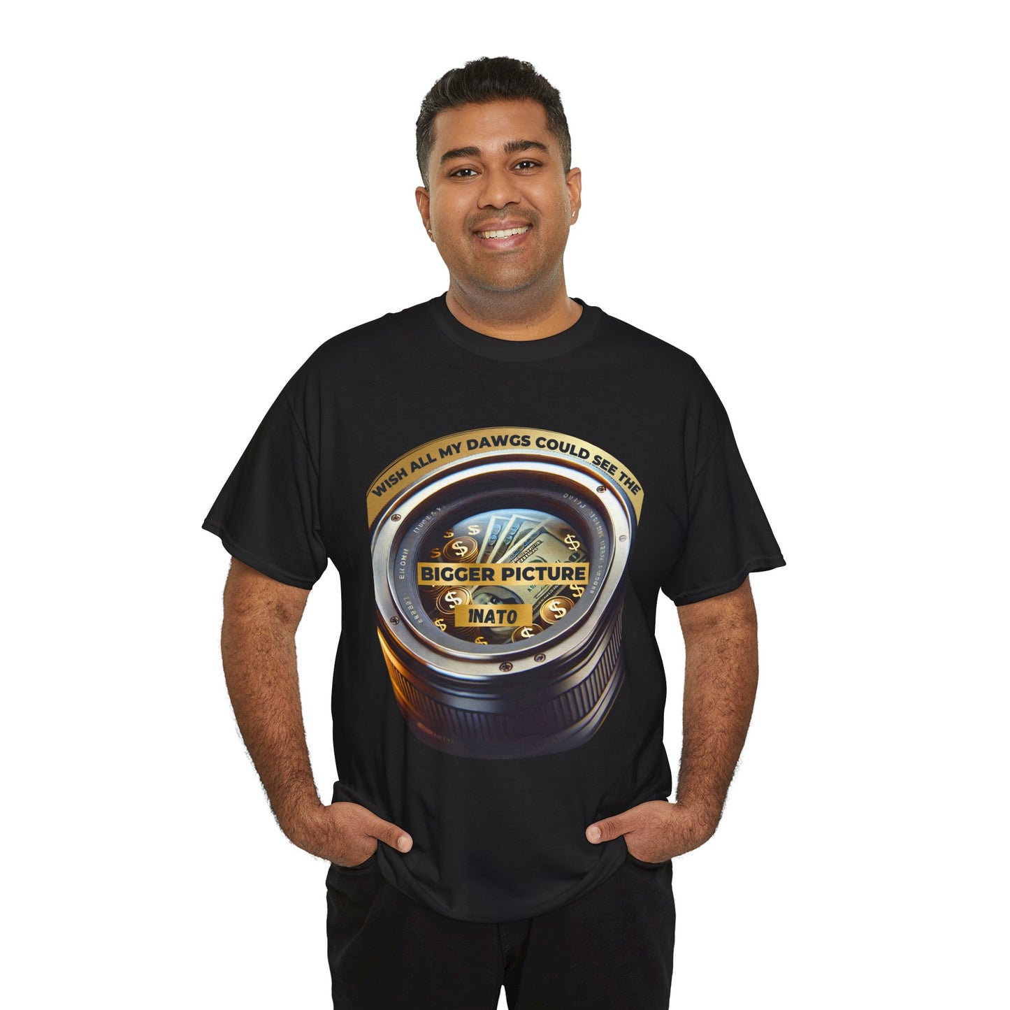 BIGGER PICTURE Unisex Heavy Cotton Tee t-Shirt 1NATO