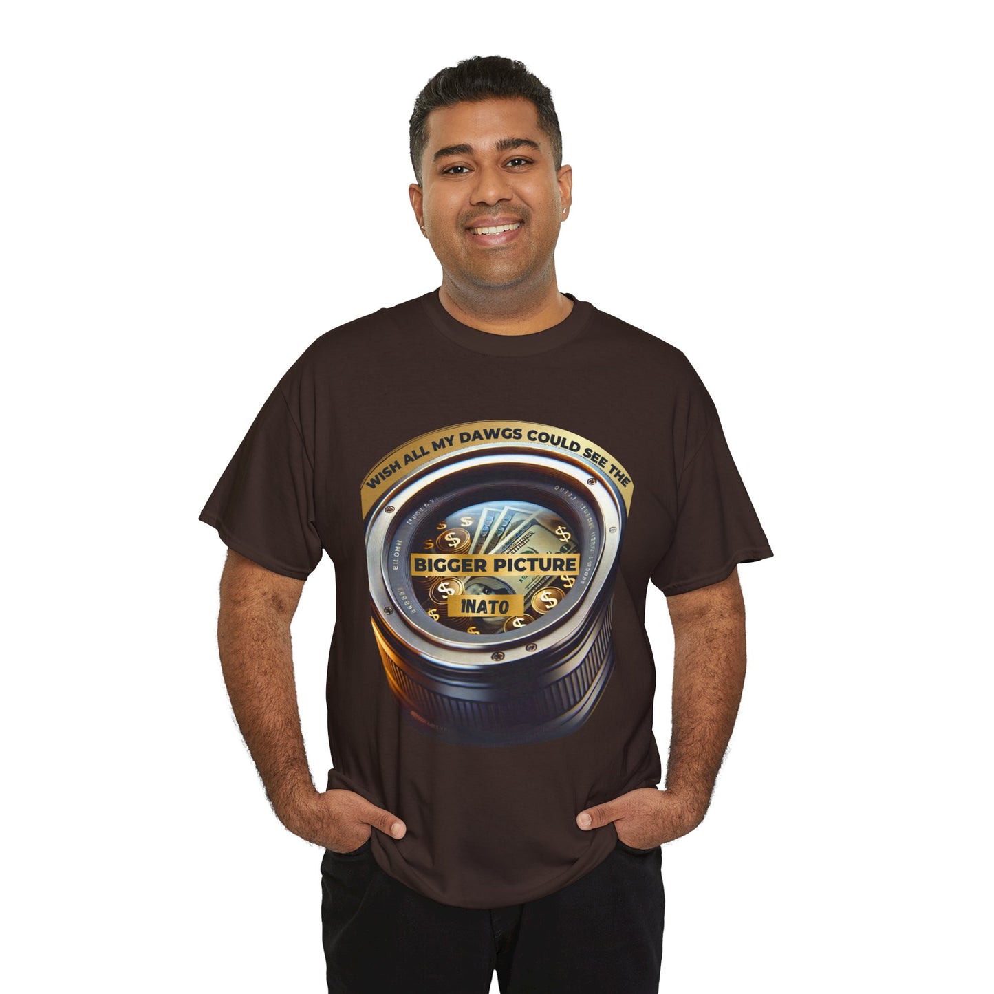 BIGGER PICTURE Unisex Heavy Cotton Tee t-Shirt 1NATO