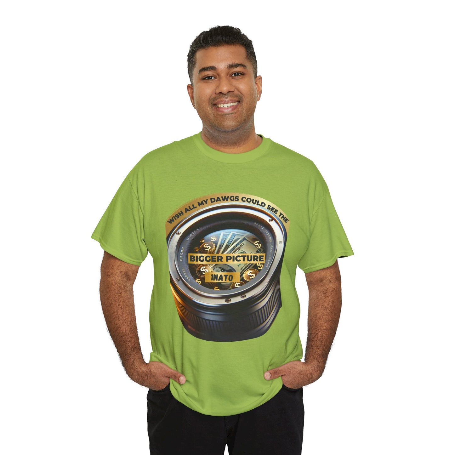 BIGGER PICTURE Unisex Heavy Cotton Tee t-Shirt 1NATO