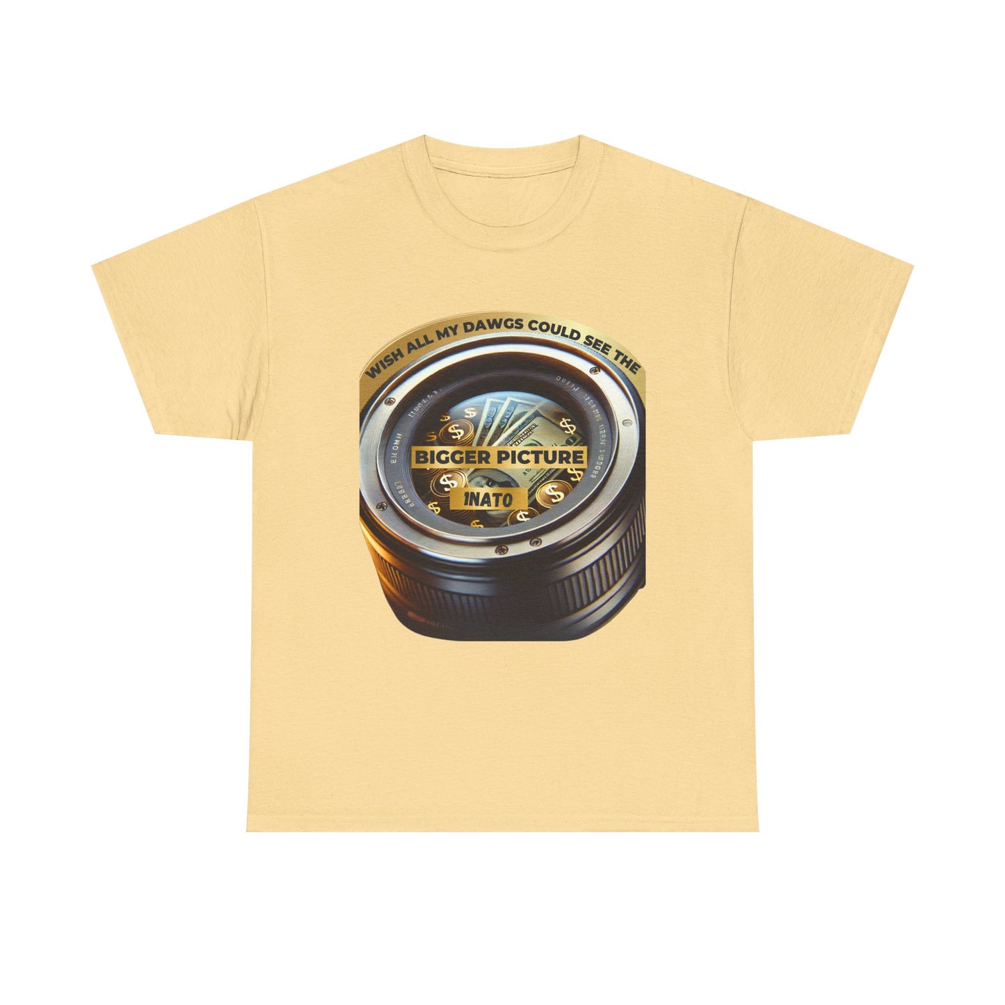 BIGGER PICTURE Unisex Heavy Cotton Tee t-Shirt 1NATO
