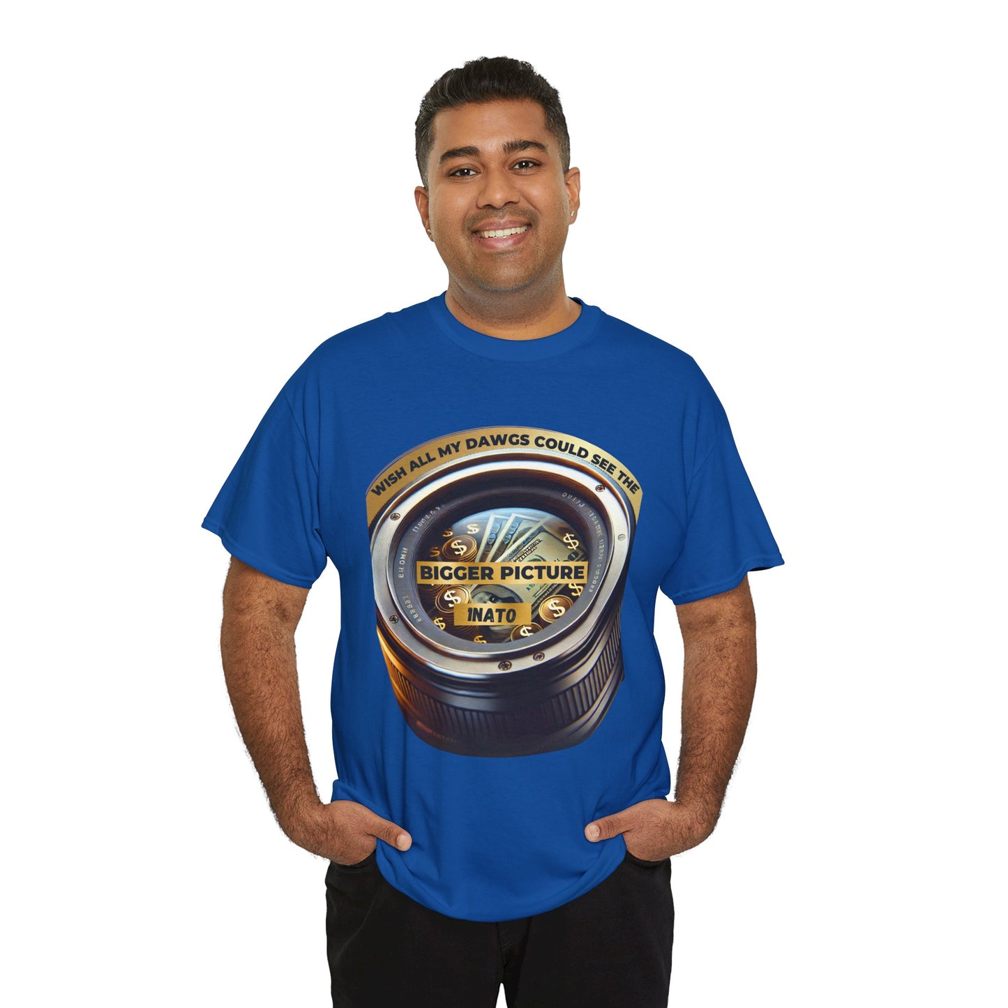 BIGGER PICTURE Unisex Heavy Cotton Tee t-Shirt 1NATO