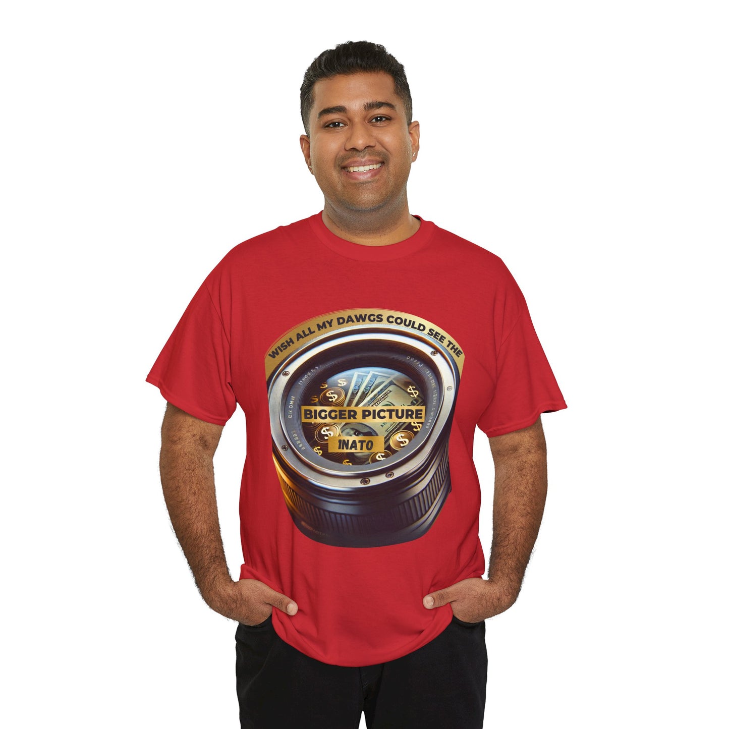 BIGGER PICTURE Unisex Heavy Cotton Tee t-Shirt 1NATO
