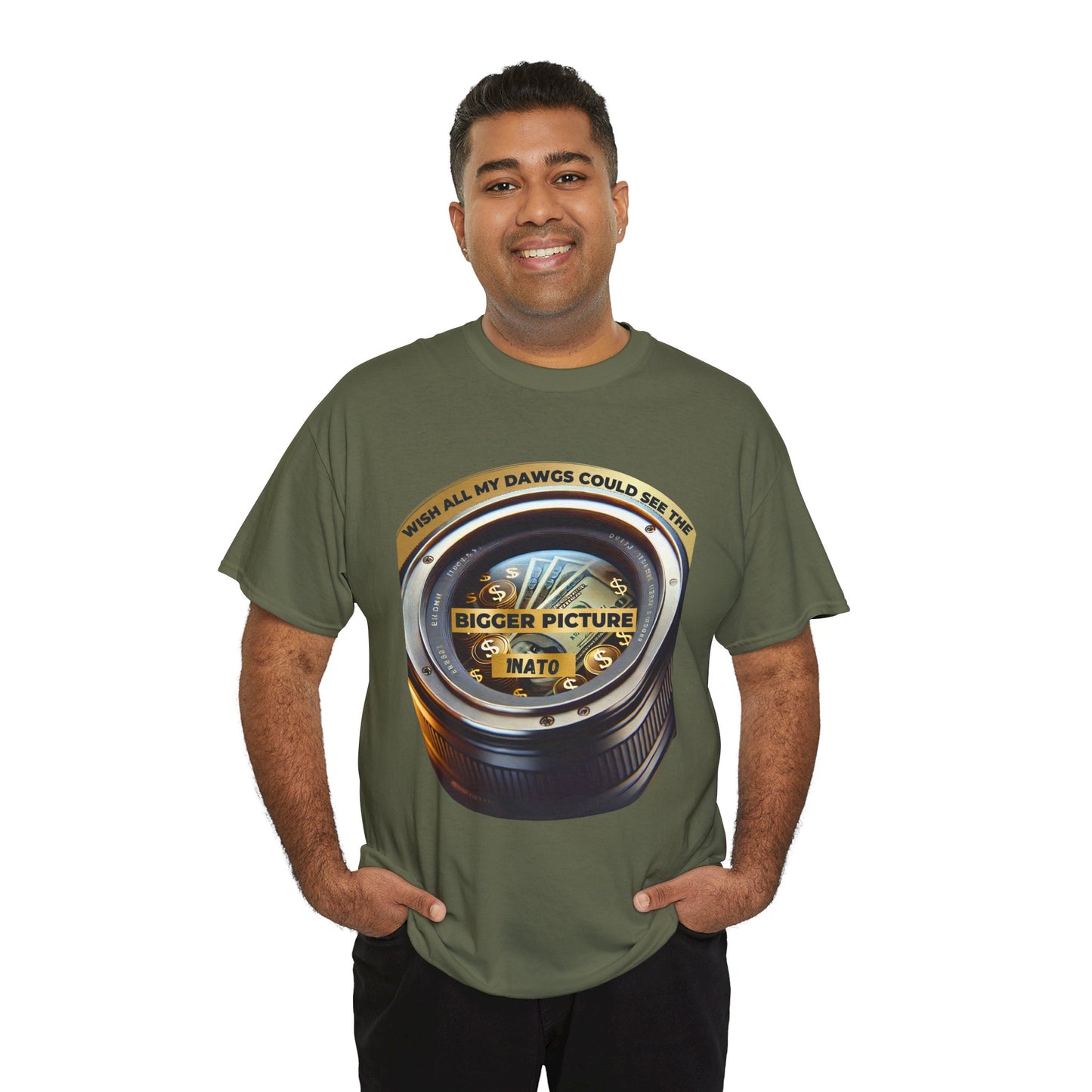 BIGGER PICTURE Unisex Heavy Cotton Tee t-Shirt 1NATO